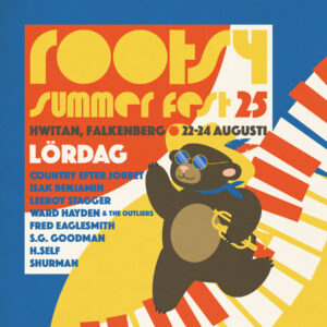 ROOTSY SUMMER FEST 25 (endagars) lördag 23 augusti