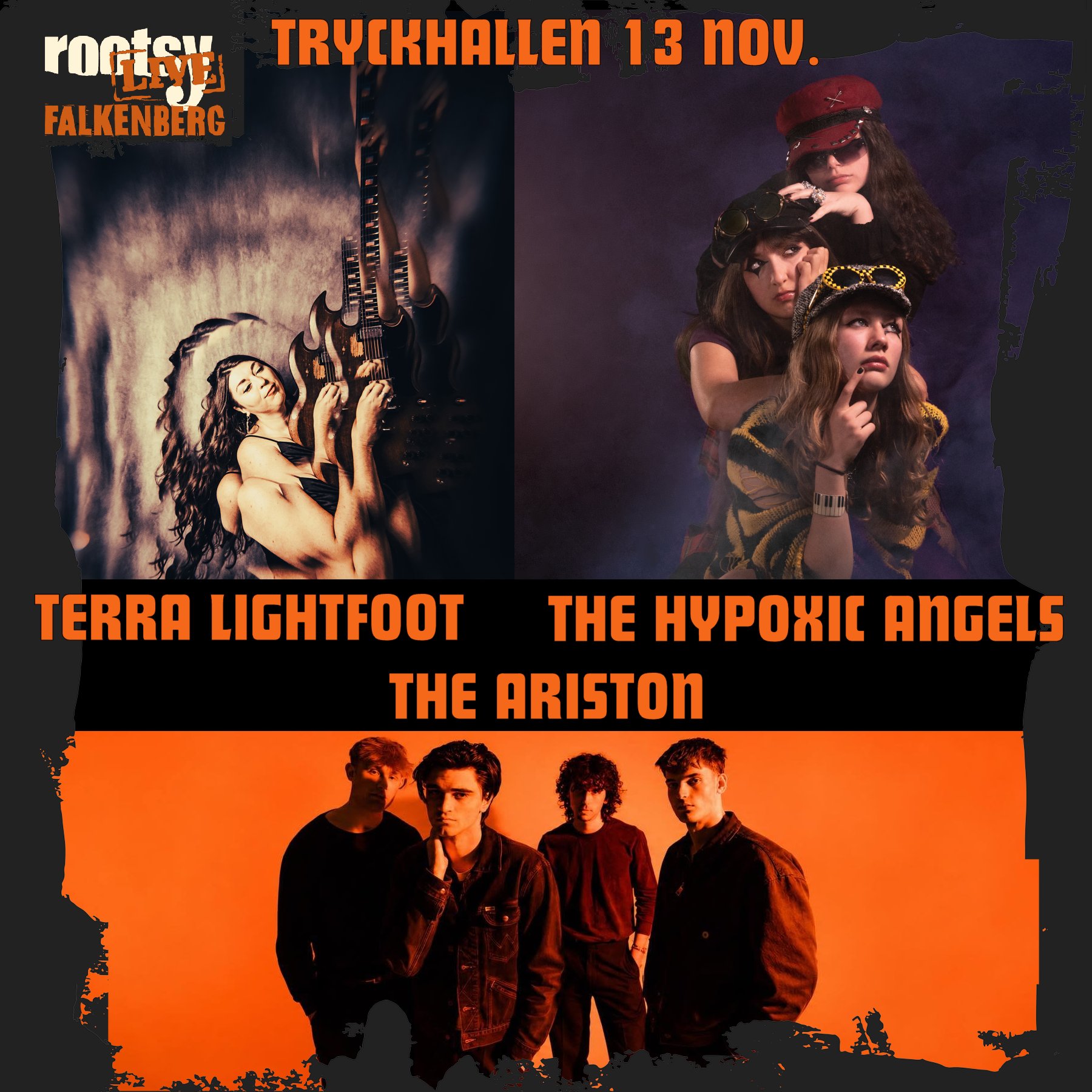 Terra Lightfoot (CA) + The Ariston (UK) + The Hypoxic Angels (UK)